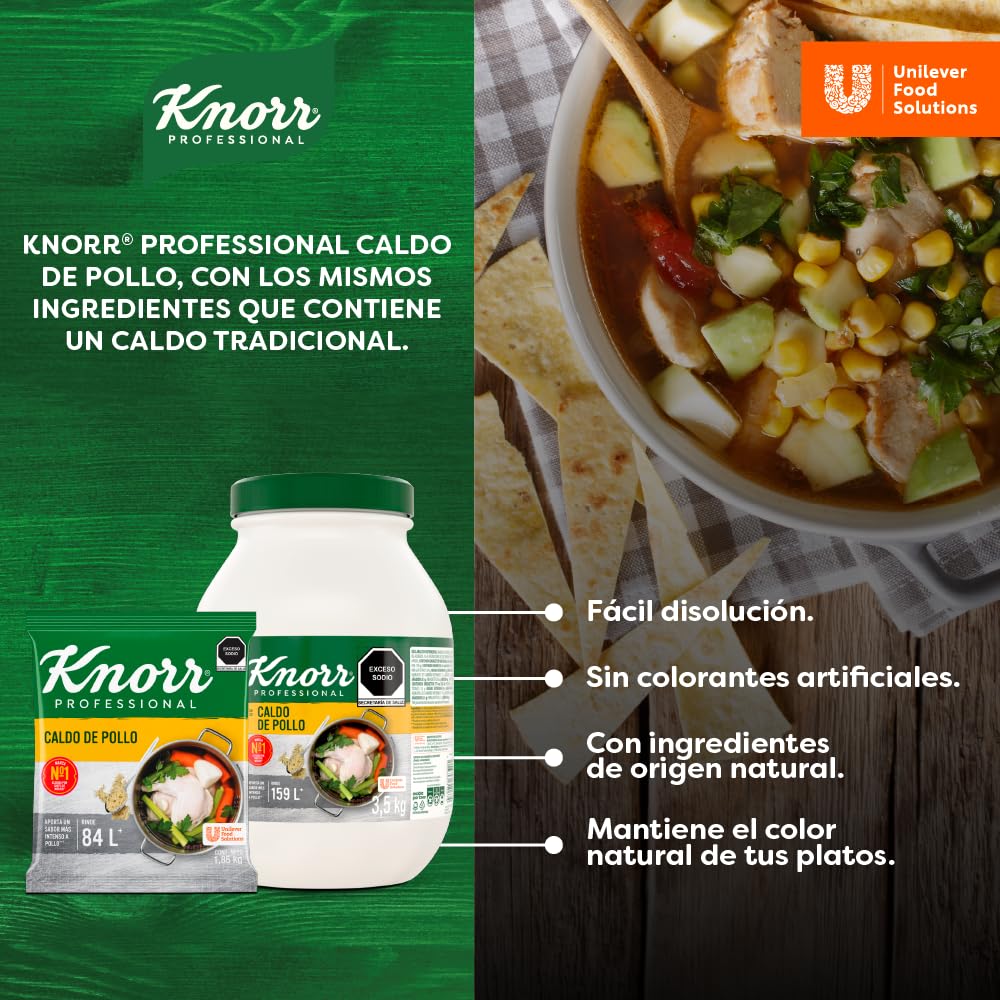 Knorr Professional Caldo de Pollo en Polvo 1.5 Kg
