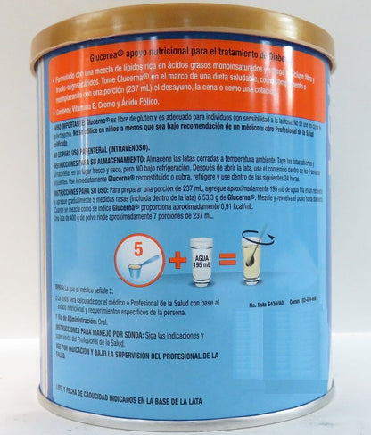 Glucerna Sr Polvo, Sabor a Vainilla, 400g