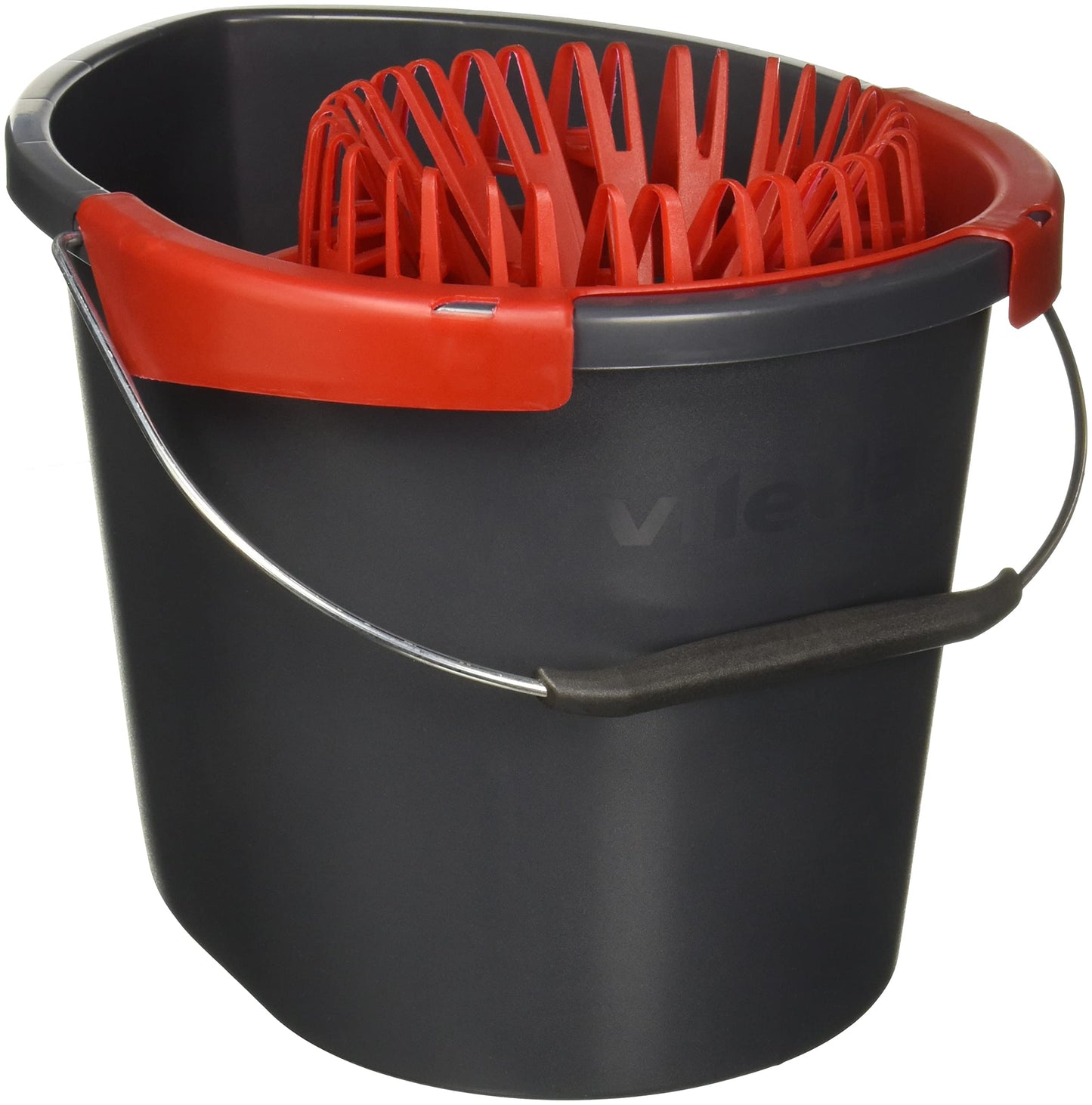 Vileda Cubo Gris Style - Cubeta con Exprimidor Resistente