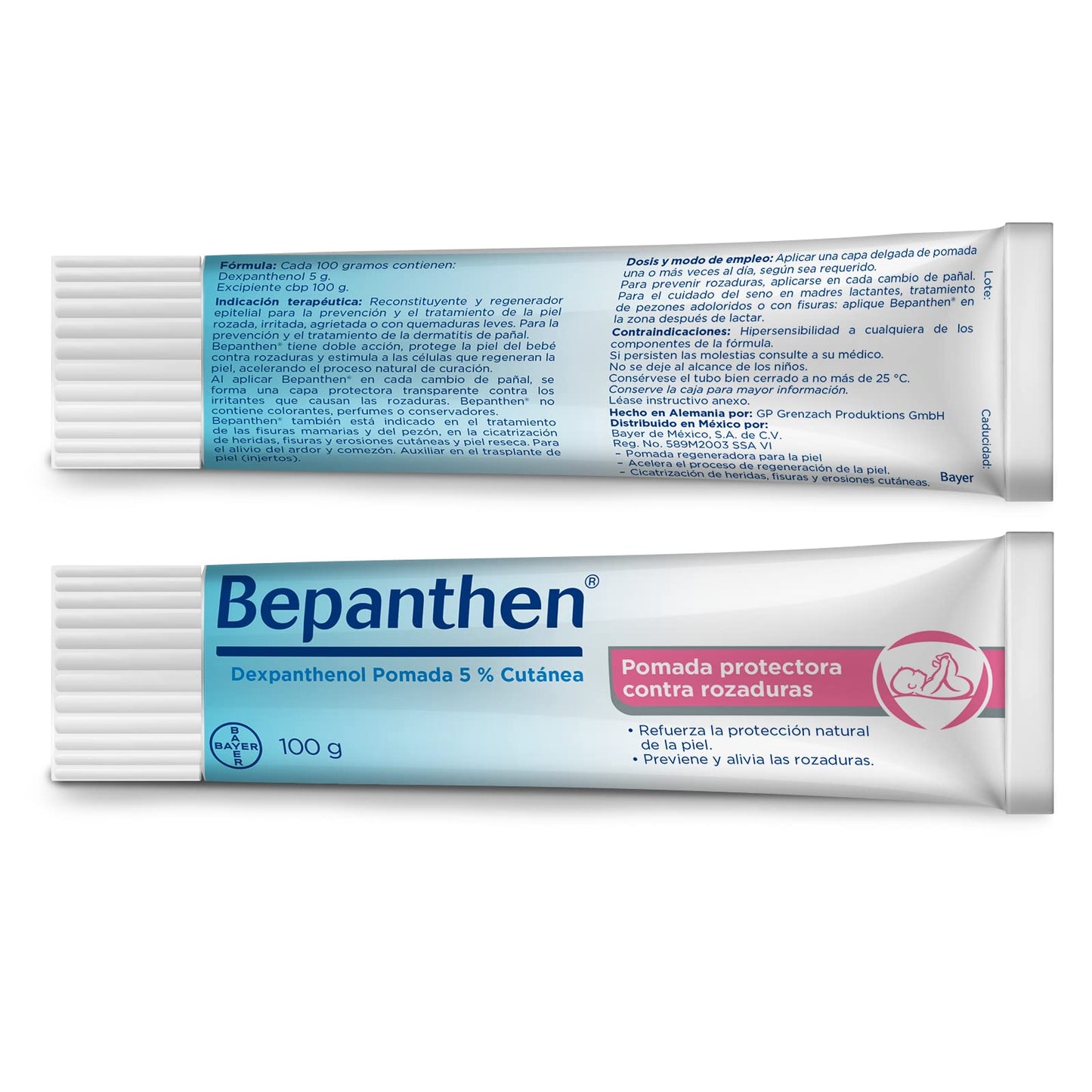 Bepanthen Pomada Protectora Contra Rozaduras de Bebé Dexpanthenol 5 %