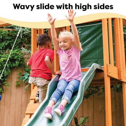 KidKraft - Set de Columpio de Madera para jardín de jardín Grande