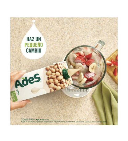 Ades - Leche de Soya Ades Soja Bebida - 12 Piezas de 946 ml