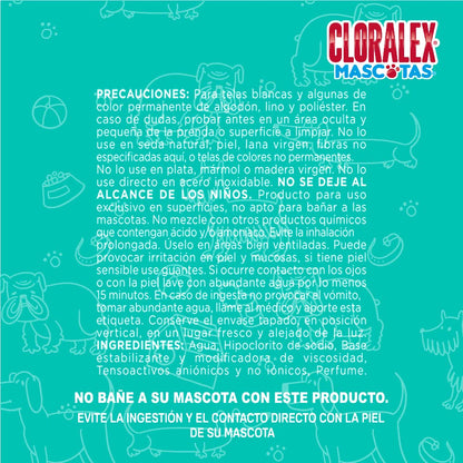 Cloralex Mascotas Elimina Malos Olores 10 L