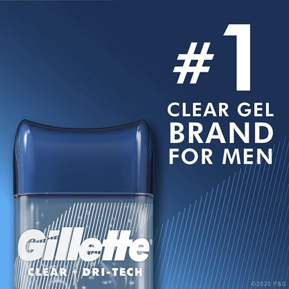 Gillette Endurance Clear Gel desodorante, Cool Wave (4.5 oz, 5 paquetes). ES