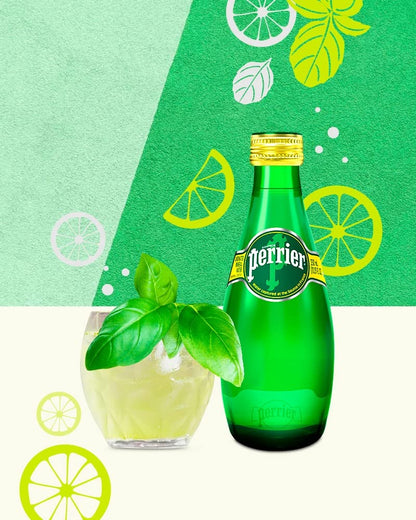 Perrier - Perrier, Agua de manantial gasificada. Paquete de 4 piezas con 330 ml c/u, 1.32 litros