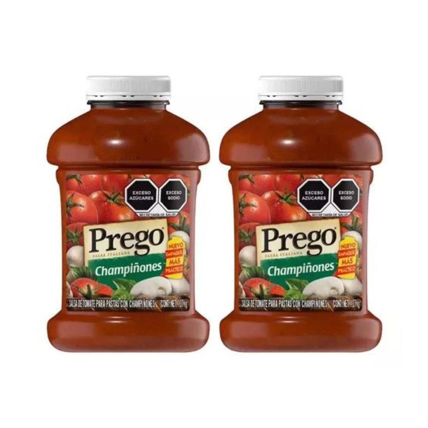 Prego Salsa de tomate para Pasta - Champiñones 2 pack de 1.27kg