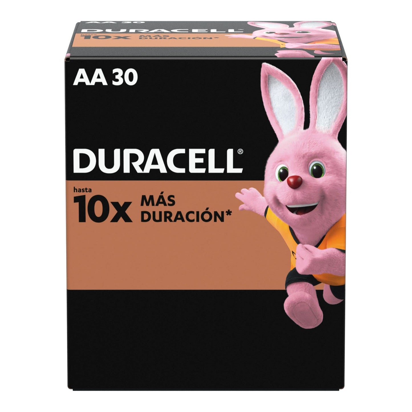 DURACELL - Pilas AA alcalinas, baterías AA de larga duración 1.5V, caja con 6 paquetes de 5 pilas, total 30 pilas