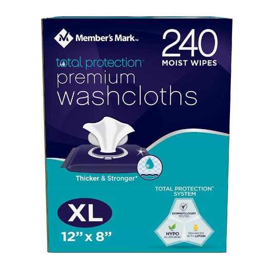 Member's Mark Adult Washcloths 240ct