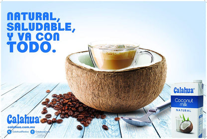 Calahua Leche, Sabor Natural, 6 X 1000 ml