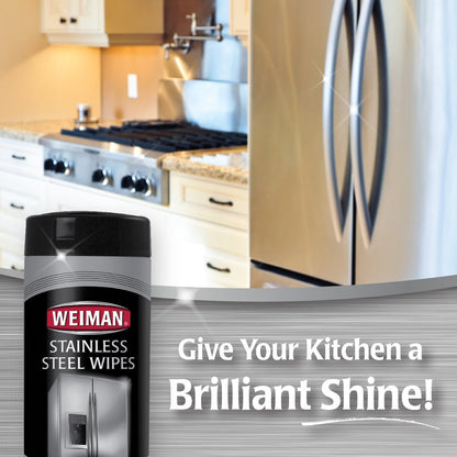 Toallitas Weiman de acero inoxidable, 30 unidades (paquete de 4)