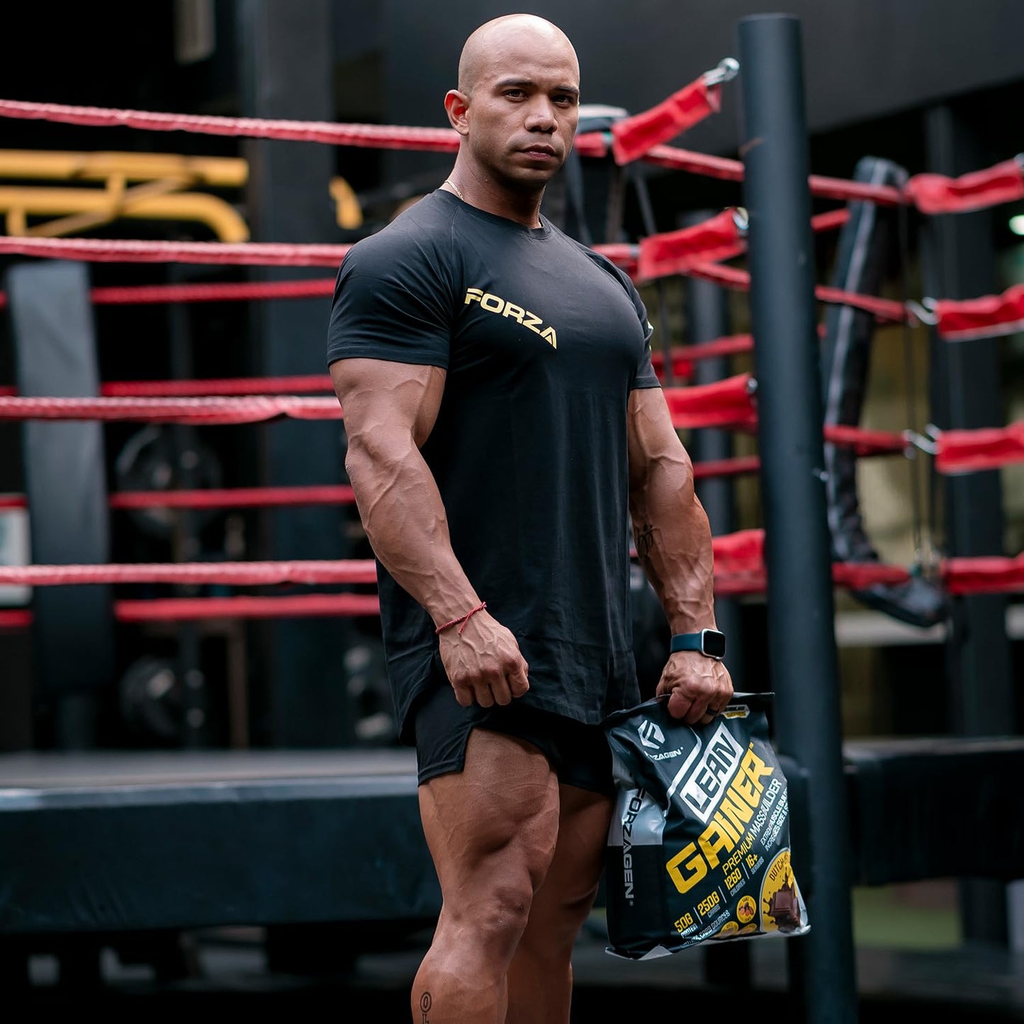 Forzagen | Ganador Lean Gainer | 50 g de Proteína | 250 g Carbs | 5.5 Servicios | Sabor Chocolate | Post Entenamiento | Carbs Naturales | 4lb (1.81 kg)