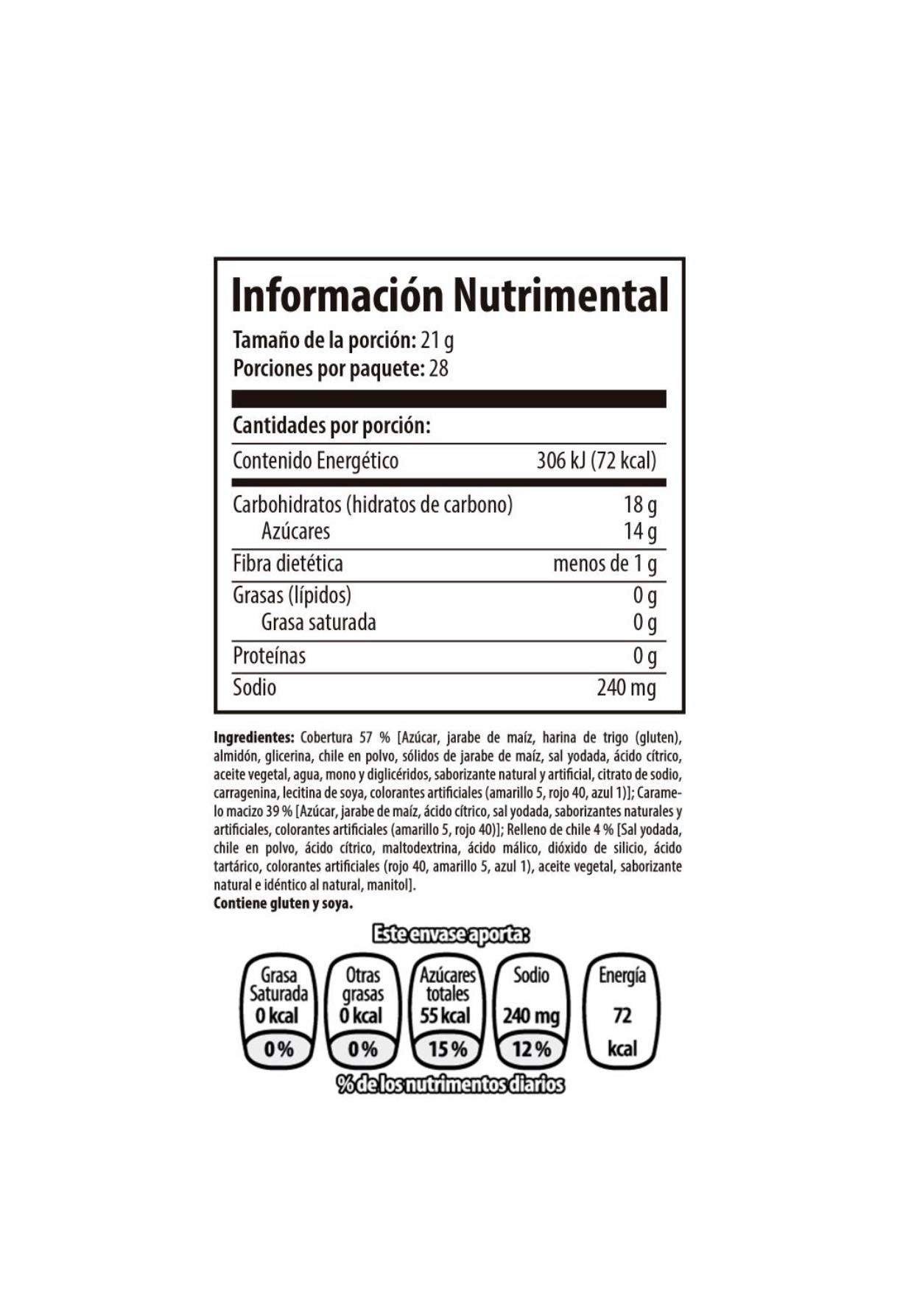 Pelón Rico - DULCES ENCHILADOS PELON PELONETA TAMARINDO Y MANGO PAQUETE CON 28 PIEZAS DE 23 GRAMOS C/U SNACK BOCADILLO FIESTA