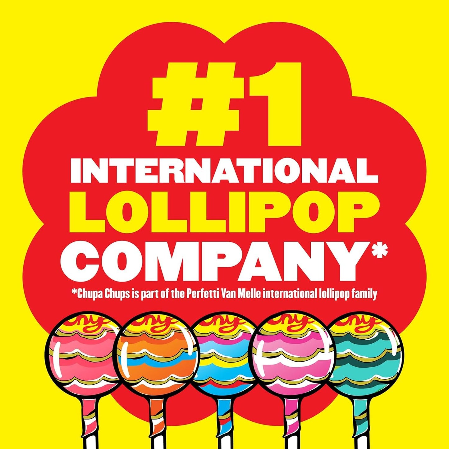 Perfetti van Melle USA Inc. - Perfetti van Melle USA Inc. - Minipiruletas Chupa Chups, ventosas para niños, caramelos a granel de Halloween, fiesta, bolsa de 240 unidades