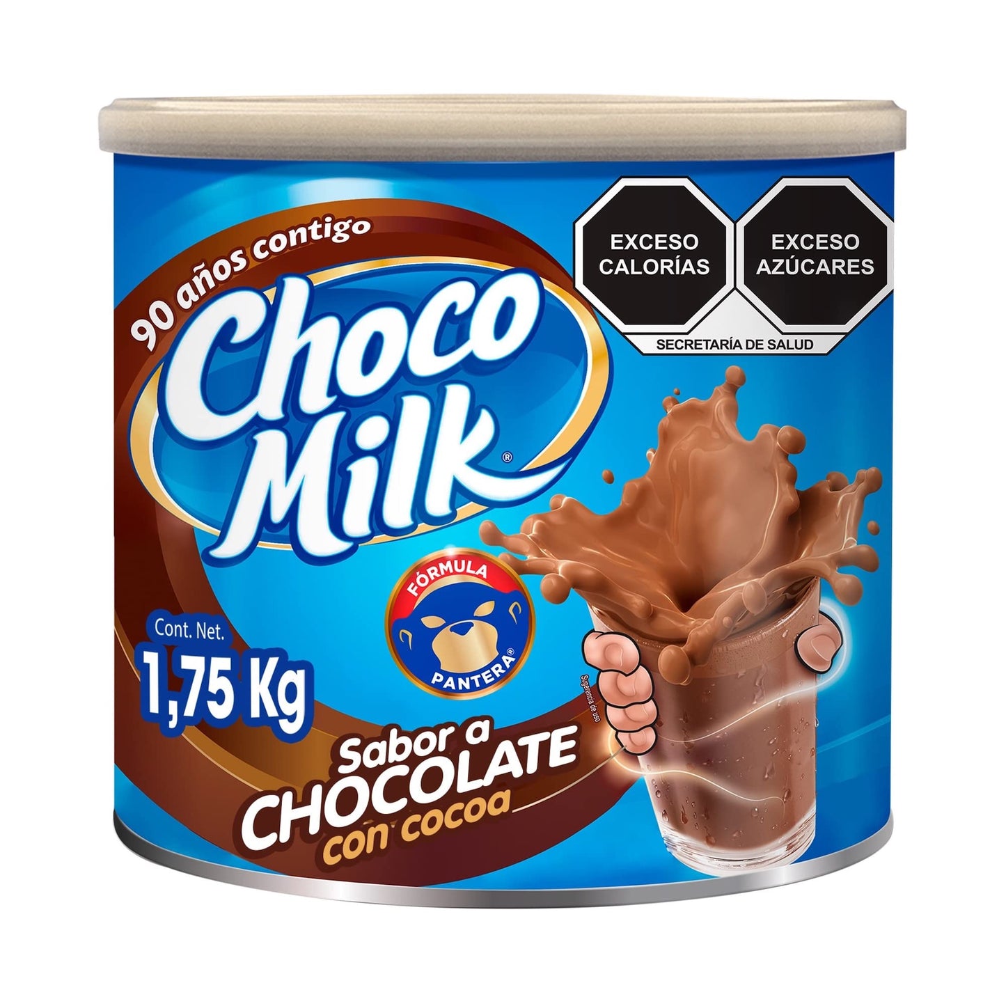 Choco Milk Alimento en Polvo Fortificado para Leche Sabor Chocolate Lata 1750g