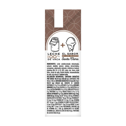 Leche Santa Clara sabor Helado 250ml
