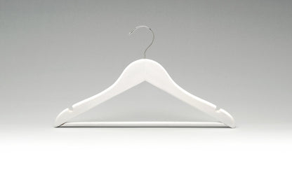 RIVARRO - Ganchos Madera para Ropa de NIÑO, Color Blanco, Caja 30 Piezas