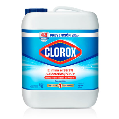 Clorox - Blanqueador Clorox Triple Acción Original 10 LT