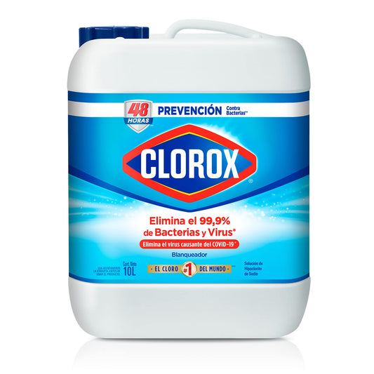 Clorox - Blanqueador Clorox Triple Acción Original 10 LT