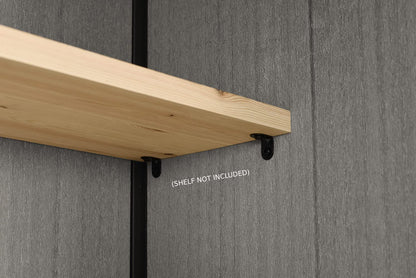 Keter Cobertizo de almacenamiento para exteriores, color gris y negro