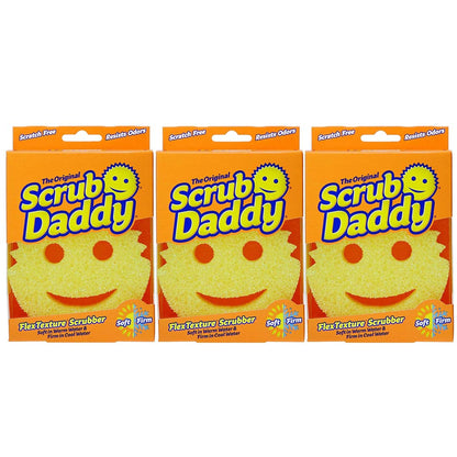 Scrub Daddy Modelo Fibra Paquete de 3 Pzas