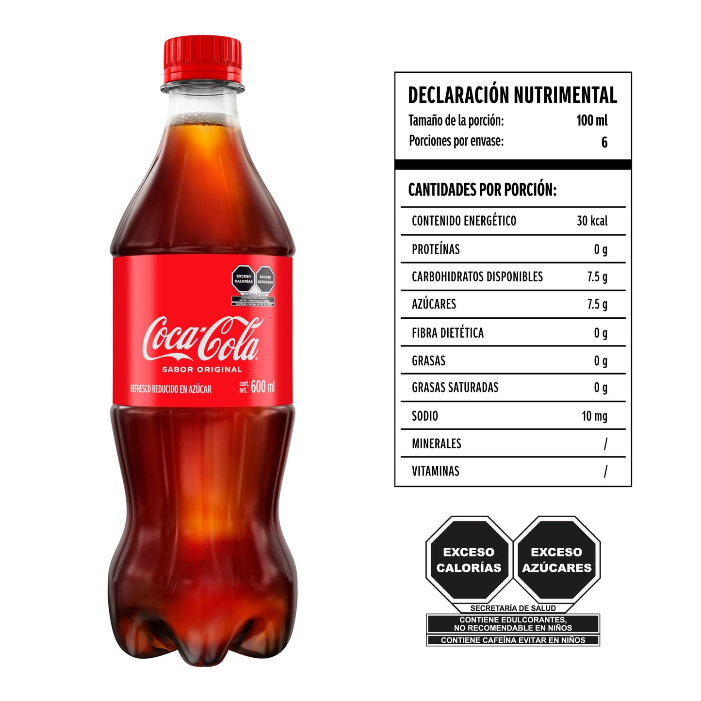 Coca-Cola Original, 24 Pack - 600ml/PET