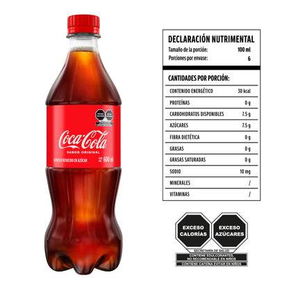 Coca-Cola Original, 24 Pack - 600ml/PET
