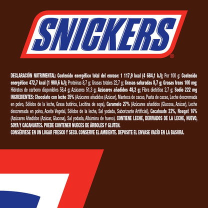 Snickers - Paquete de 11 chocolates de 21,5 g c/u total 236 g