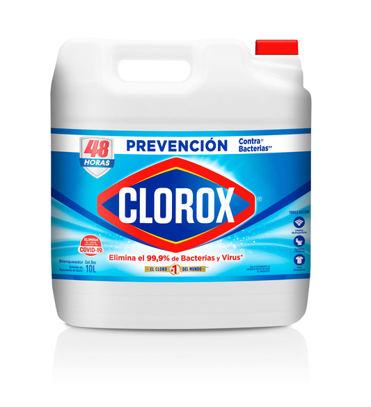 Cloro Blanqueador Desinfectante Clorox Original 10 L | Recomendado por Asociación Mexicana de Infectología