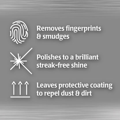 Toallitas Weiman de acero inoxidable, 30 unidades (paquete de 4)