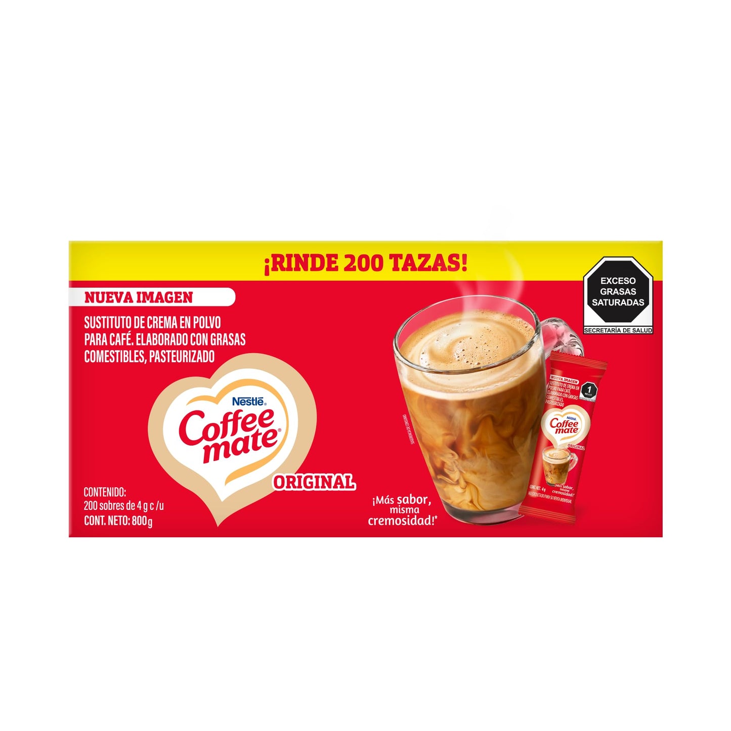 NESTLE PROFESSIONAL - Coffee Mate Original Caja con 200 Sticks de 4G c/u