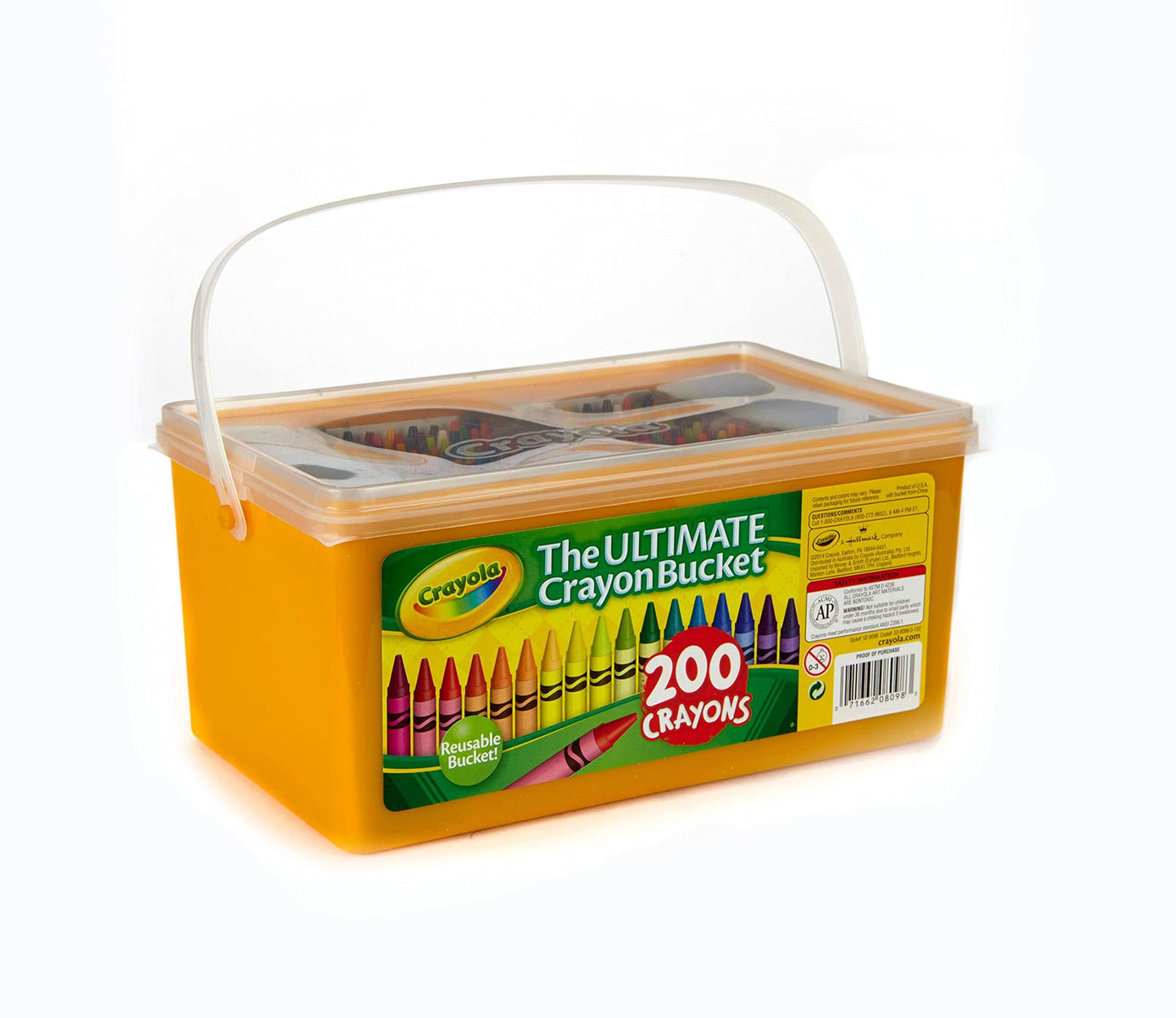 Crayola Ultimate Crayon Bucket 200 Crayons by Crayola