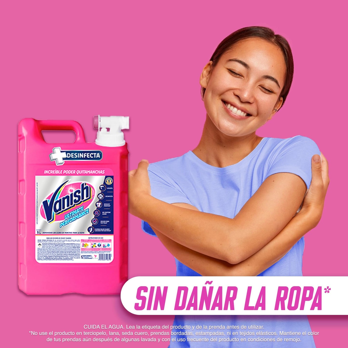 Vanish Quitamanchas en Gel Multiusos para Ropa de Color 9 L