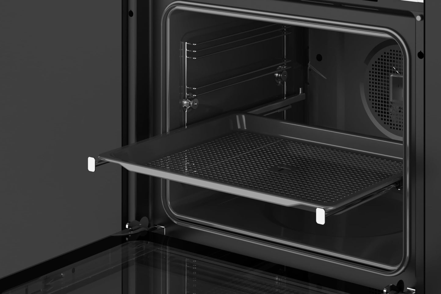 Horno Eléctrico Empotre Teka HSB 646 SS AIRFRY 60 cm Cristal Negro