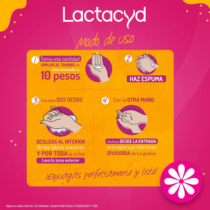 Lactacyd - Lactacyd Femina - Shampoo Íntimo de Uso Diario, 200 ml