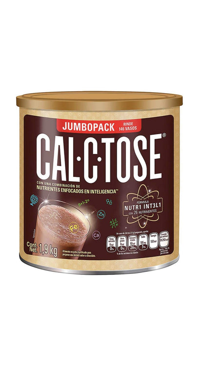 “Genérico” - CHOCOLATE EN POLVO CAL-C-TOSE CALCTOSE CAL C TOSE CHOCOMILK CHOCO MILK BOTE GRANDE DE 1.9 KG MALTEADA
