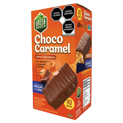 Barra Choco caramel 40 pzas Green Mountain