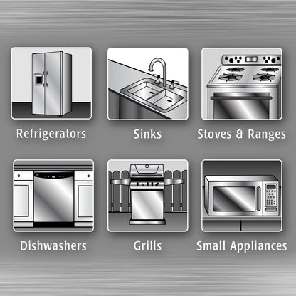 Toallitas Weiman de acero inoxidable, 30 unidades (paquete de 4)