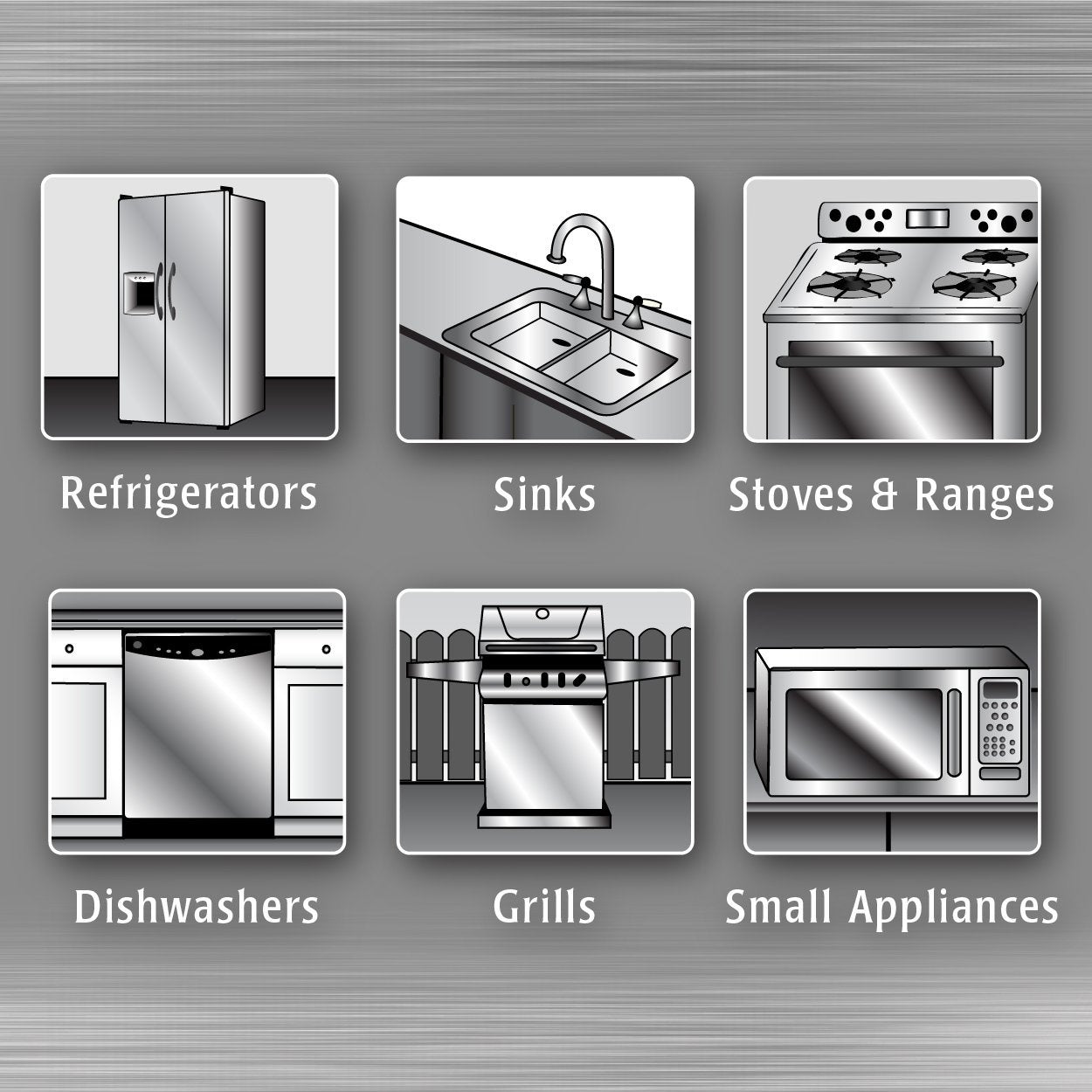 Toallitas Weiman de acero inoxidable, 30 unidades (paquete de 4)