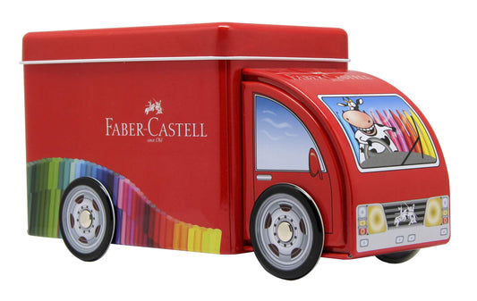 Faber-Castell - Plumones Faber Castell Camion de Metal con 33 Plumones