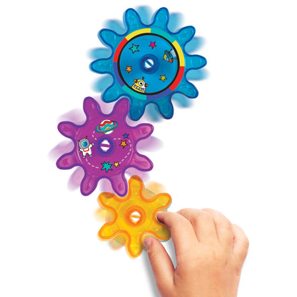 Creative Fun Caballete doble – borrado en seco magnético, pizarrón, 77 letras y números magnéticos, varillas de gis Crayola, engranajes magnéticos, 3+