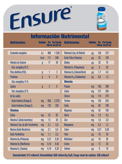 Ensure Regular Multisabor (12 Piezas)