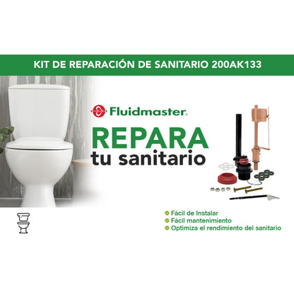 JUEGO DE VALVULA/HERRAJE FLUIDMASTER 200AK133