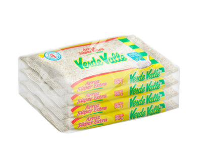 Verde Valle 4 Pack Arroz Súper Extra - 900 g