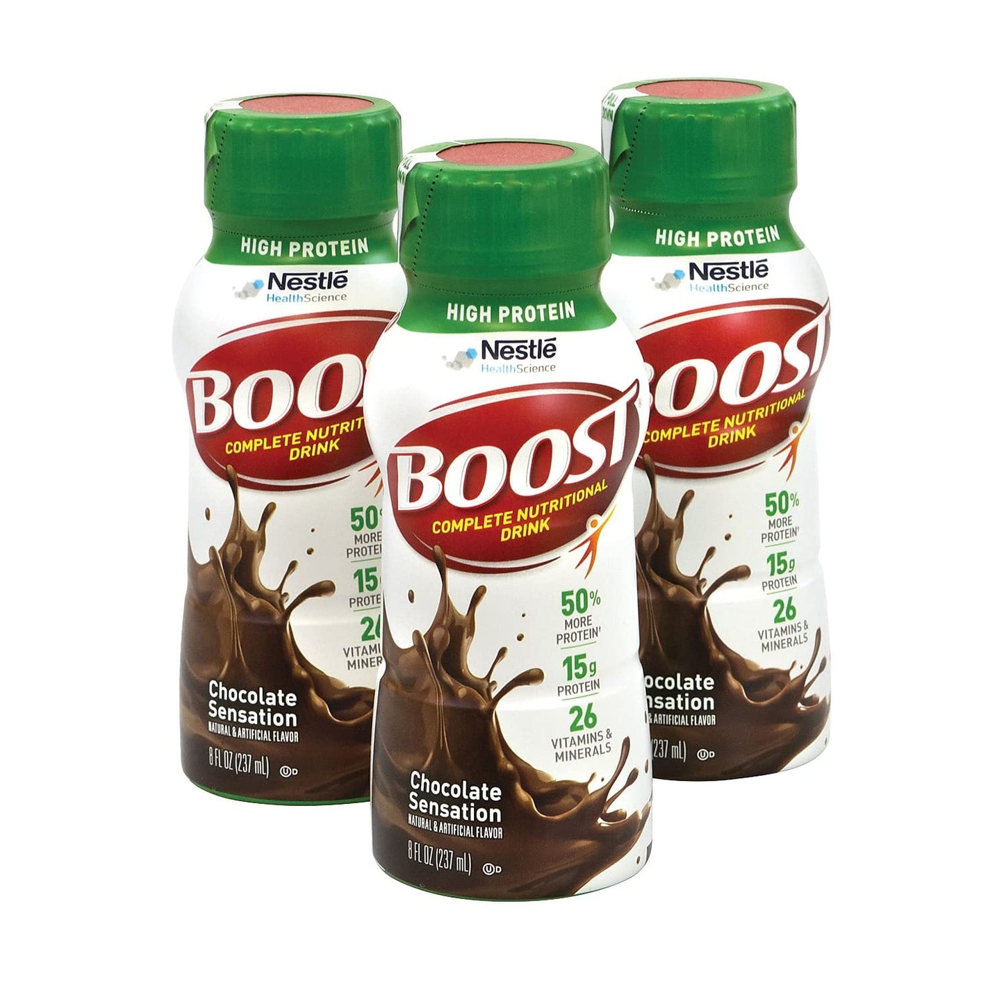 Boost, bebida de alta proteína, rico en chocolate, 24 unidades