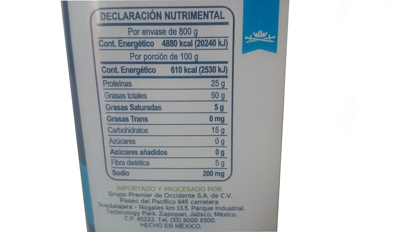 Premiere - PREMIER Cacahuates y Nueces mixtas CON SAL, botana snack para tu reunión fiesta con cacahuate tostado almendra tostada salada nuez de la india frita 800 gramos