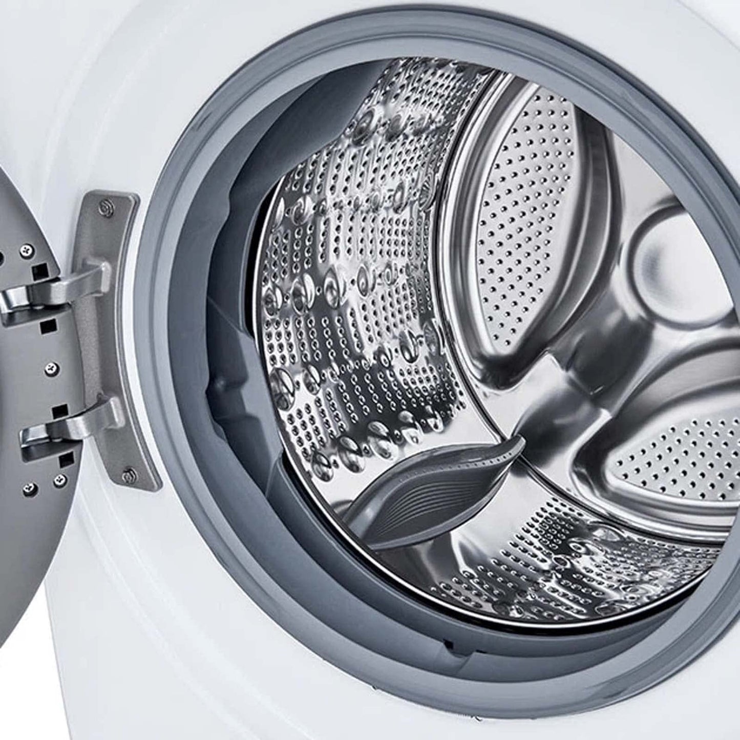 Lavadora LG Carga Frontal WM22WV26SR Inteligente Inverter AI DD (Inteligencia Artificial) con Conectividad LG ThinQ 22 Kg - Blanco