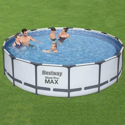 Bestway Alberca Steel Pro MAX 14' x 42/4.27m x 1.07m Pool Set Gris