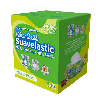 Kleenbebe - Toallitas Húmedas KleenBebé Suavelastic Max 600 pzas