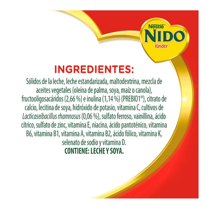 Nido Kinder, Alimento para Niños a partir de 1 año, Lata 2.5kg