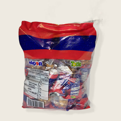 NIPON 25 Paquetes de Muéganos 40g c/u, Deliciosas Frituras Mexicanas de Harina de Trigo Cubierta de Caramelo